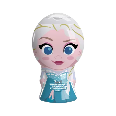 Corsair 3-In-1 Frozen Elsa Shower Gel, Shampoo & Conditioner 300 ML