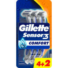 Gillette Sensor3 Comfort Wegwerpmesje 4+2 stuks