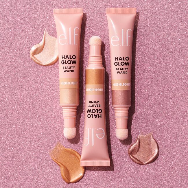 e.l.f. Halo Glow Highlight Beauty Wand Rose Quartz
