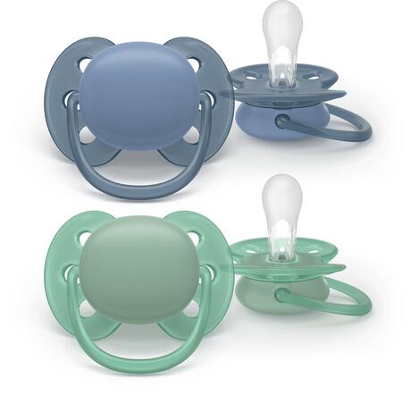 Philips Avent Fopspeen Ultra Soft 6-18M Double Pack, mixed - SCF091/44