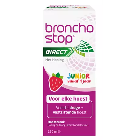 Bronchostop Direct Junior Hoestdrank Met Honing 120 ML