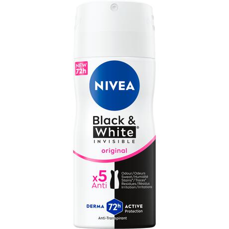 NIVEA Black & White Invisible Original Deodorant Spray 100 ML