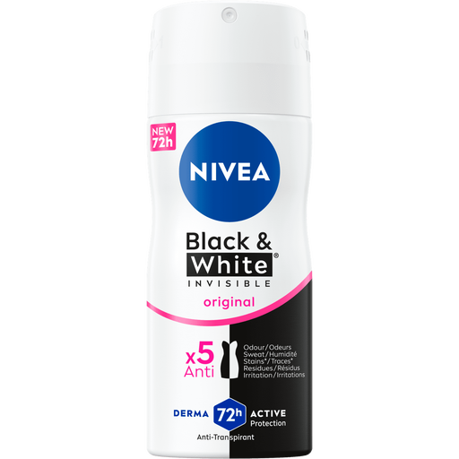 NIVEA Black & White Invisible Original Deodorant Spray 100 ML