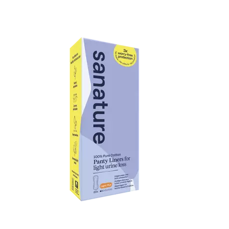 Sanature 100% Katoenen Incontinentie Inlegkruisjes Light Plus 20 Stuk