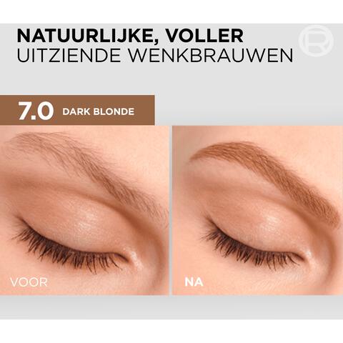L'Oréal Paris Brow Color wenkbrauwverf 7.0 Dark Blonde 30 ML