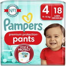 Pampers Premium Protection Pants Luierbroekjes Maat 4 9-15 KG 18 Stuks