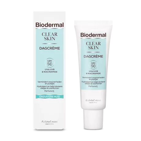 Biodermal Clear Skin Dagcrème Spf50 40 Ml