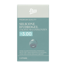 Etos Silicone Hydrogel Zachte Maandlenzen -3.00 3st.