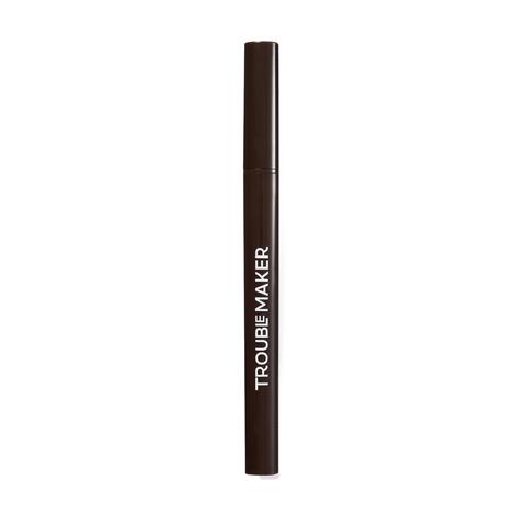 Trouble Maker Fluffer Brow Brush Natural Brow Pen Dark Brown