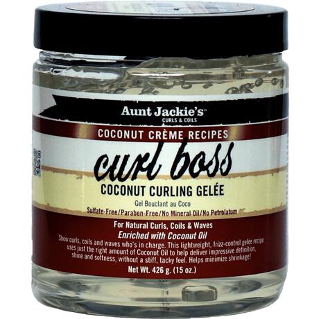 Aunt Jackie's Curls and Coils Coconut Curl Boss Curling Gel 426 GR