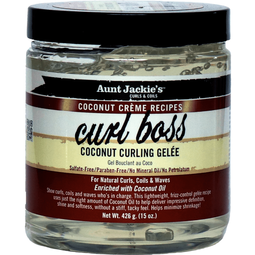 Aunt Jackie's Curls and Coils Coconut Curl Boss Curling Gel 426 GR