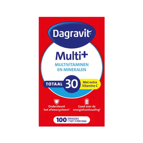 Dagravit Multivitaminen Totaal 30 Dragees 100 stuks