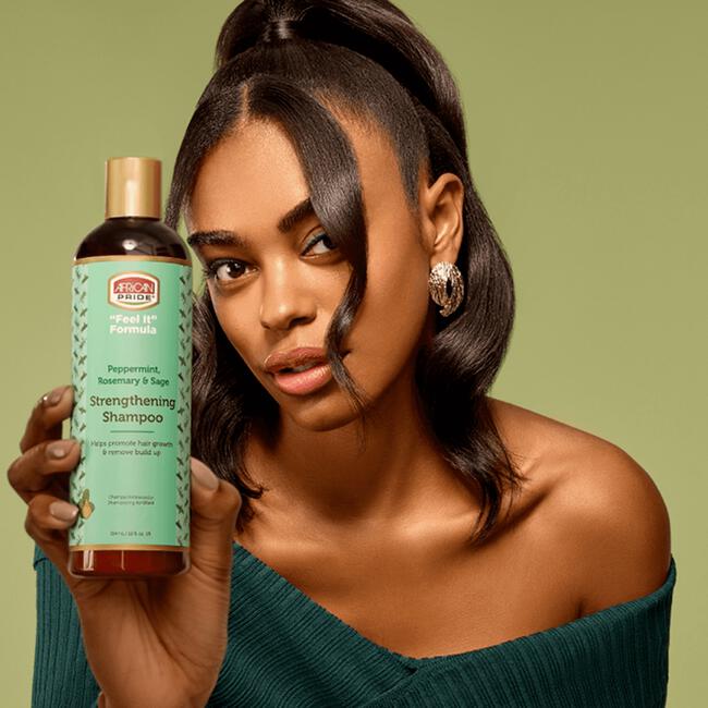 African Pride Peppermint, Rosemary en Sage Versterkende Shampoo