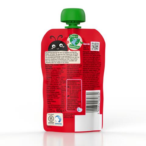 Olvarit Knijpfruit Aardbei Banaan Kiwi