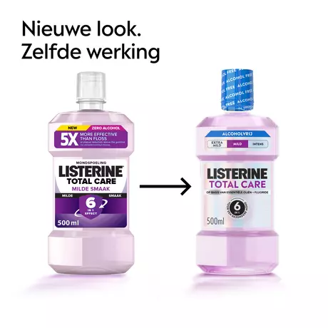 Listerine® Total Care AF Mild Mondwater 500 ML
