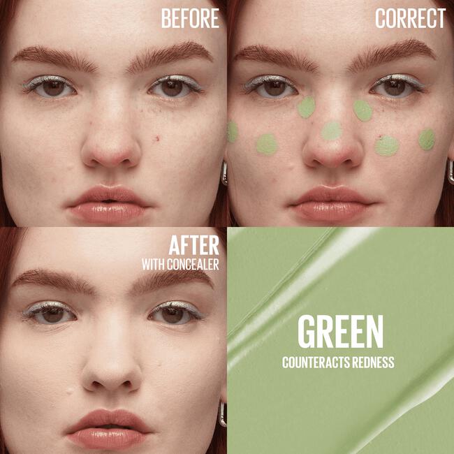 Maybelline Instant Anti Age Eraser Concealer Color Corrector Groen