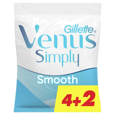Gillette Venus Simply Smooth Wegwerpmesjes 4+2 stuks