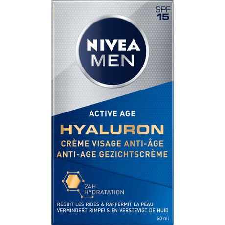 NIVEA MEN Active Age Vochtinbrengende Dagcrème SPF 15 Oudere Huid 50 ML