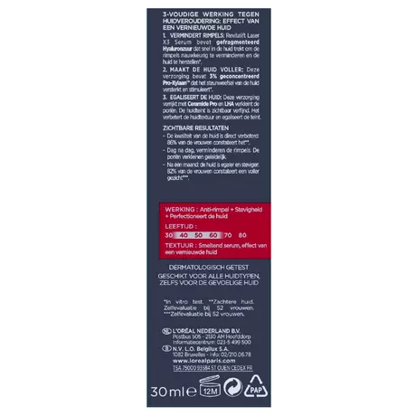L'Oréal Paris Revitalift Laser X3 Anti-Rimpel Serum 30 ML