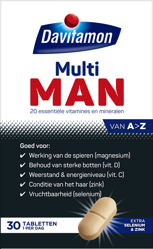 Davitamon Multi Man Tabletten 30 stuks