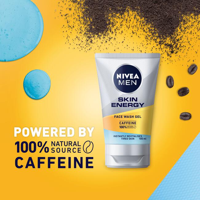 NIVEA MEN Active Energy Fresh Look Face Wash 100 ML
