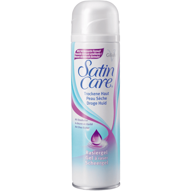 Gillette Satin Care Scheergel Droge Huid