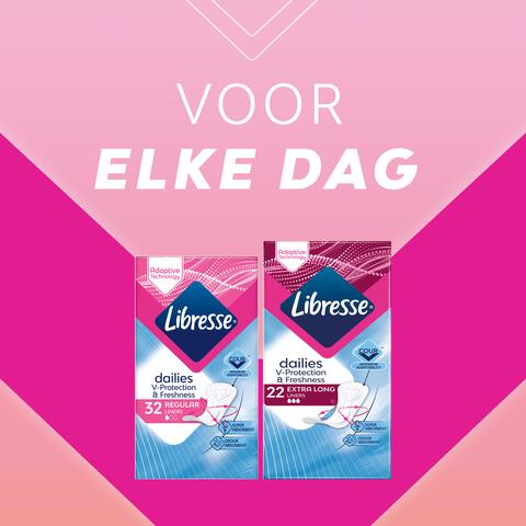 Libresse Regular Inlegkruisjes Big Pack 58 stuks