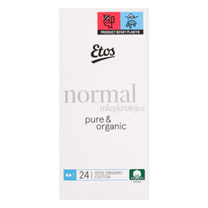 Etos Pure & Organic Inlegkruisjes Normal 24 stuks