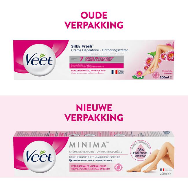 Scheermes historisch uitvoeren Veet Minima Ontharingscreme Normale Huid 200 ML 200 ML | Etos