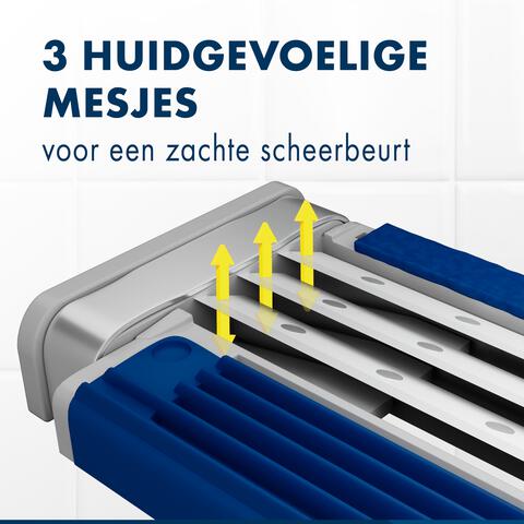 Gillette Blue3 Smooth Wegwerpmesjes 6 stuks