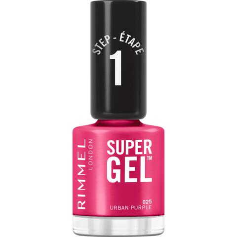 Rimmel London Super Gel Nailpolish - 025 Urban Purple