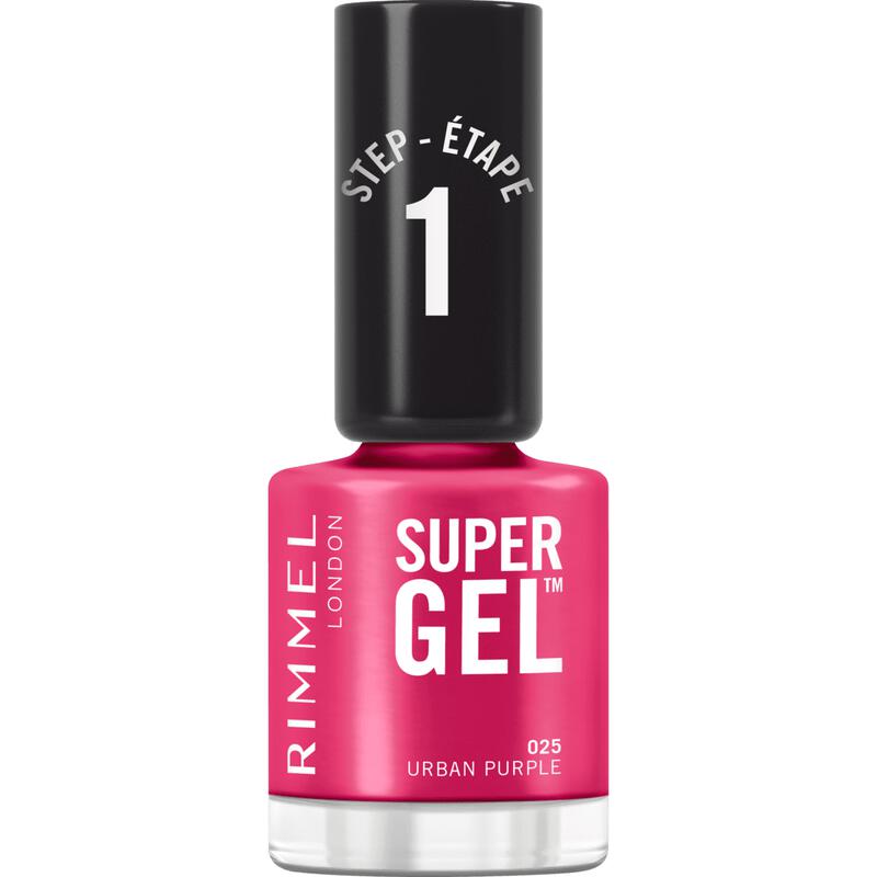 Rimmel London SuperGel Nagellak 025 Urban Purple 8 ML