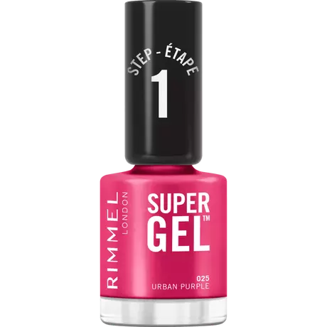 Rimmel London SuperGel Nagellak 025 Urban Purple 8 ML