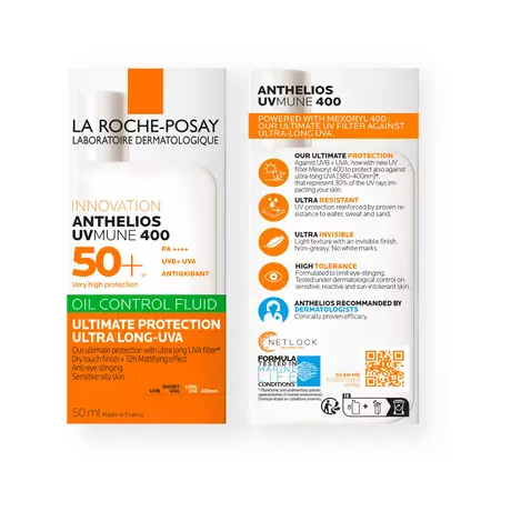 La Roche-Posay Anthelios UVMune Oil Control Fluid SPF50+ Zonnebrand 50 ML