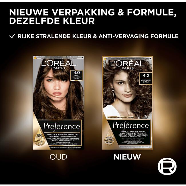 L'Oréal Paris Préférence Permanente Haarverf 4 Tahiti