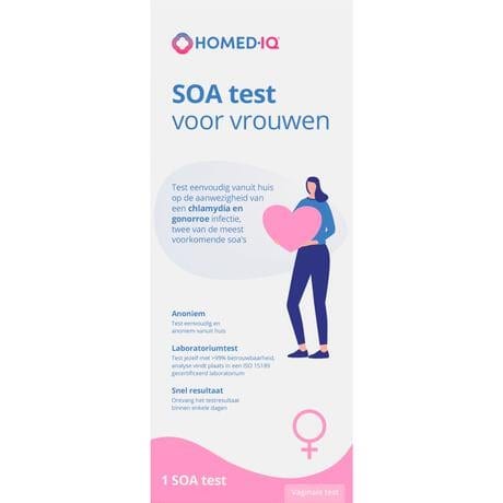 Homed-IQ SOA test - Voor Vrouwen 1 Stuk