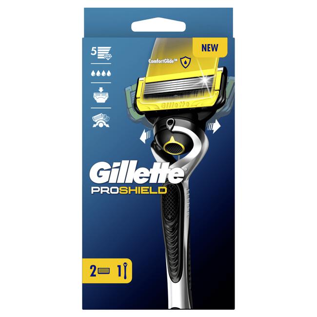 Gillette ProShield Scheersysteem Met 2 Navulmesjes