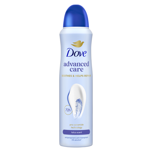 Dove Advanced Care Talco Anti-Transpirant Deodorant Spray 150 ML