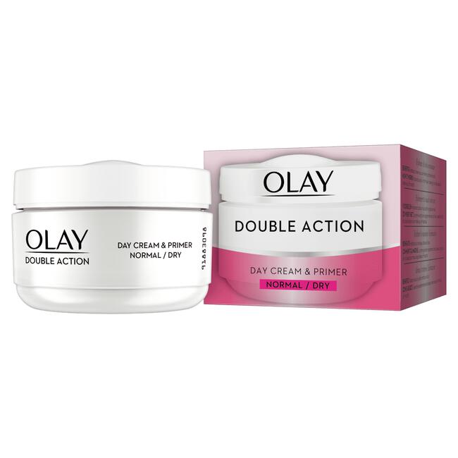 verdrietig helling Bruin Olay Double Action Hydraterende Dagcrème En Primer 50 ML 50 ML | Etos