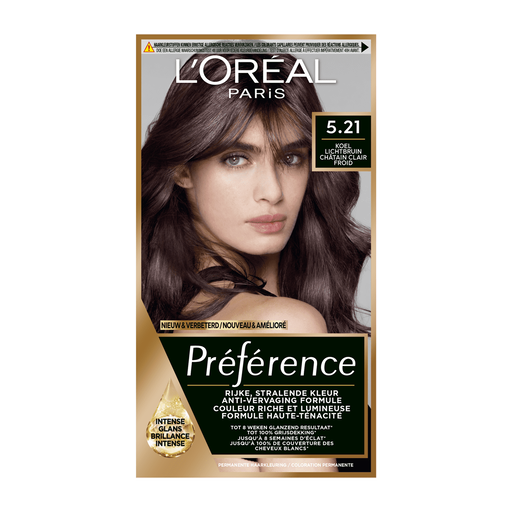 L'Oréal Paris Préférence 5.21 Koel Lichtbruin