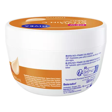 Nivea Face+ Vitamine C Glow Gel Crème 100 Ml