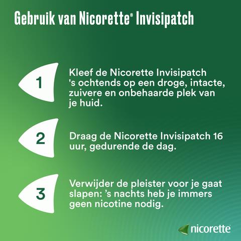 Nicorette Pleister 25 mg Nicotine 7 Stuks