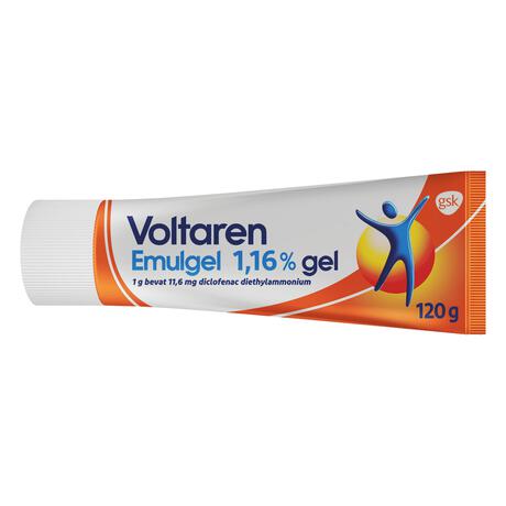 Voltaren Emulgel 1,16% (diclofenac) Bij Gewrichtspijn In Knie En Vinger 120 GR