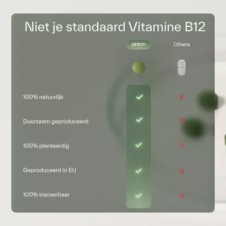 Plnktn Vitamine B12 120 stuks