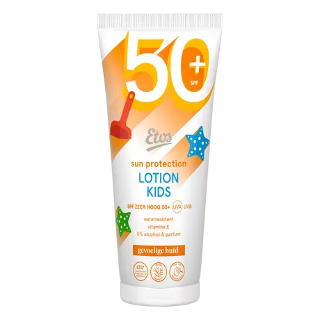 Etos Kids Zonnebrand Lotion SPF 50+ Gevoelige Huid 200 ML
