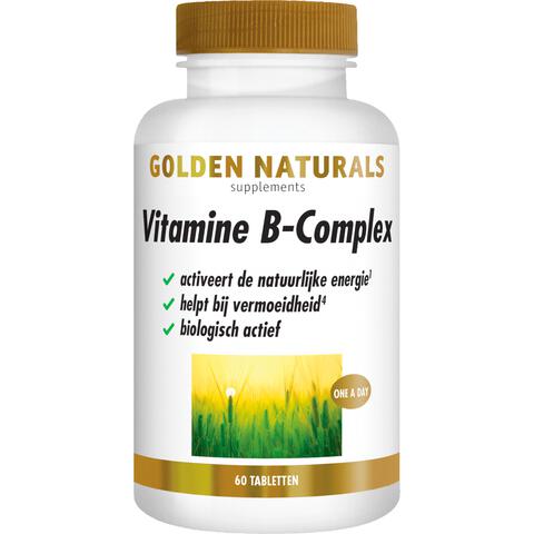 Golden Naturals Vegan Vitamine B-complex Tabletten 60 stuks