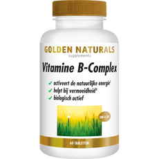 Golden Naturals Vegan Vitamine B-complex Tabletten 60 stuks