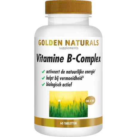 Golden Naturals Vitamine B-Complex Vegan Tabletten 60 stuks