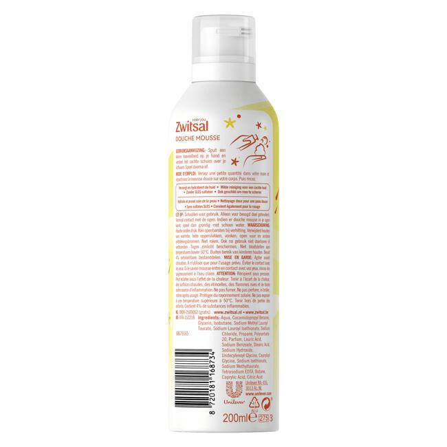 Zwitsal Original Doucheschuim 200 ML