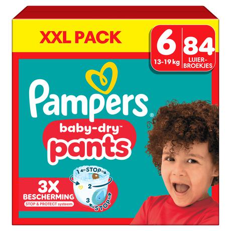 Pampers Baby Dry Pants XXL Pack Luierbroekjes Maat 6 13-19 KG 84 Stuks